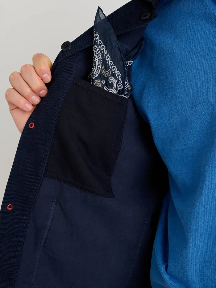 Men Alex Mill Jackets Coats Work Jacket In Fine Wale Corduroy Deep Navy