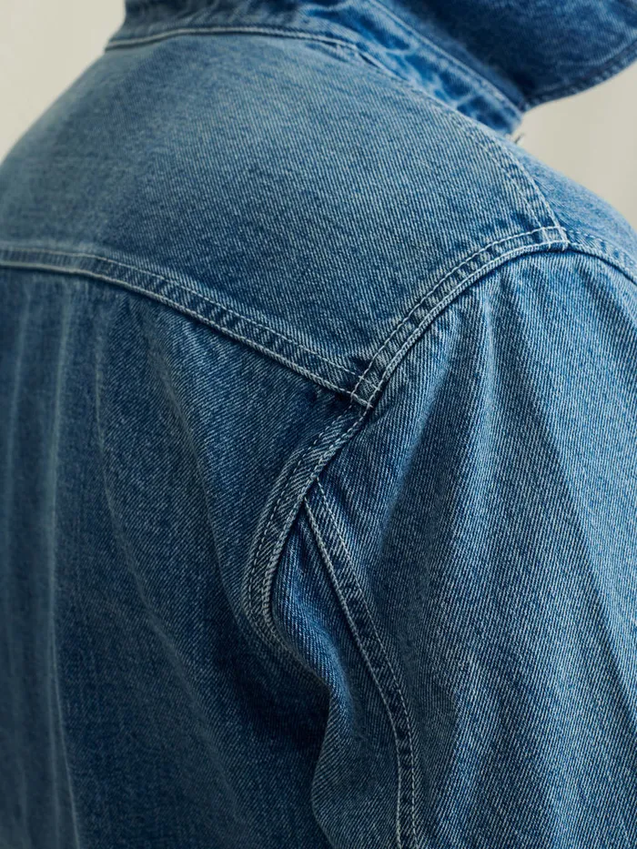 Men Alex Mill Jackets Coats Work Jacket In Vintage Wash Denim