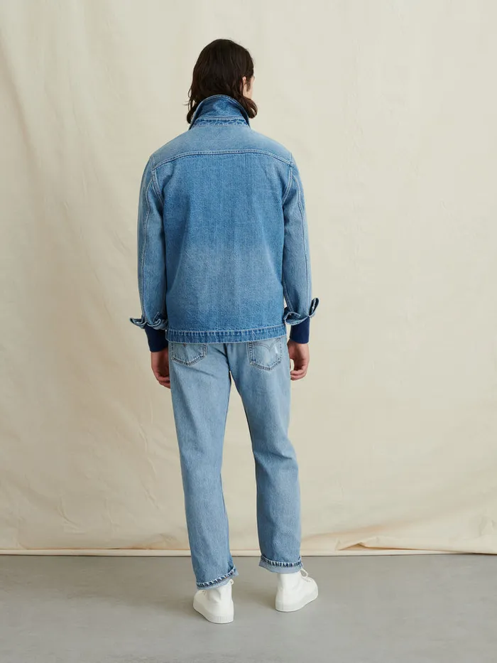 Men Alex Mill Jackets Coats Work Jacket In Vintage Wash Denim