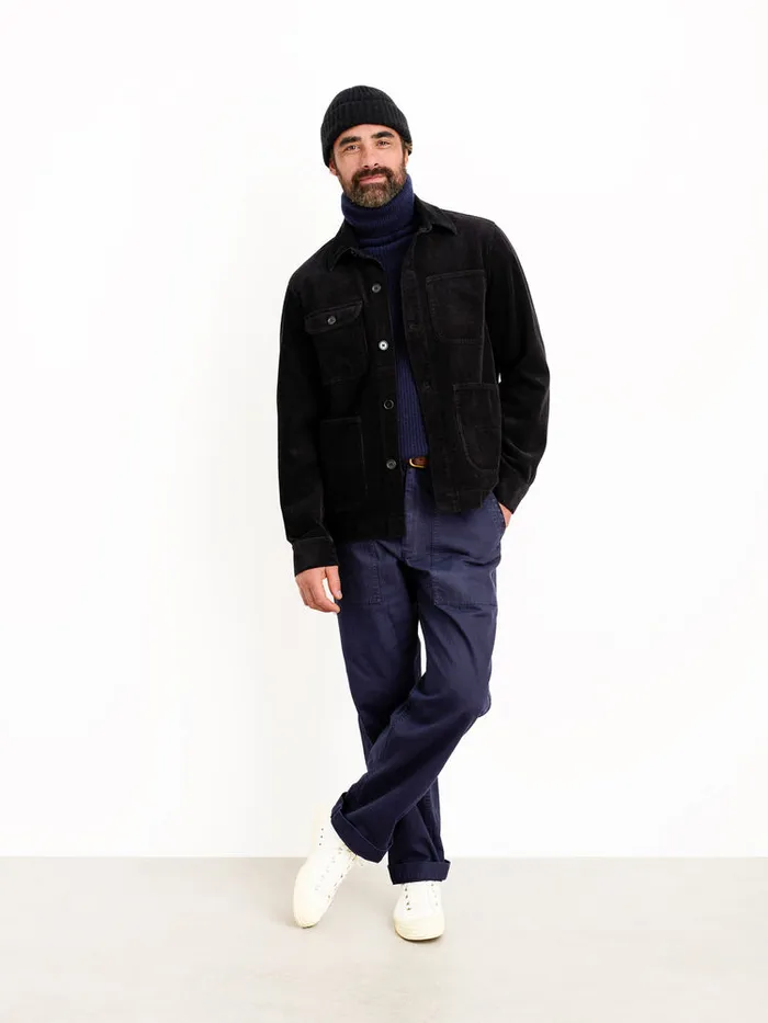 Men Alex Mill Jackets Coats Work Jacket In Wide Wale Corduroy Black