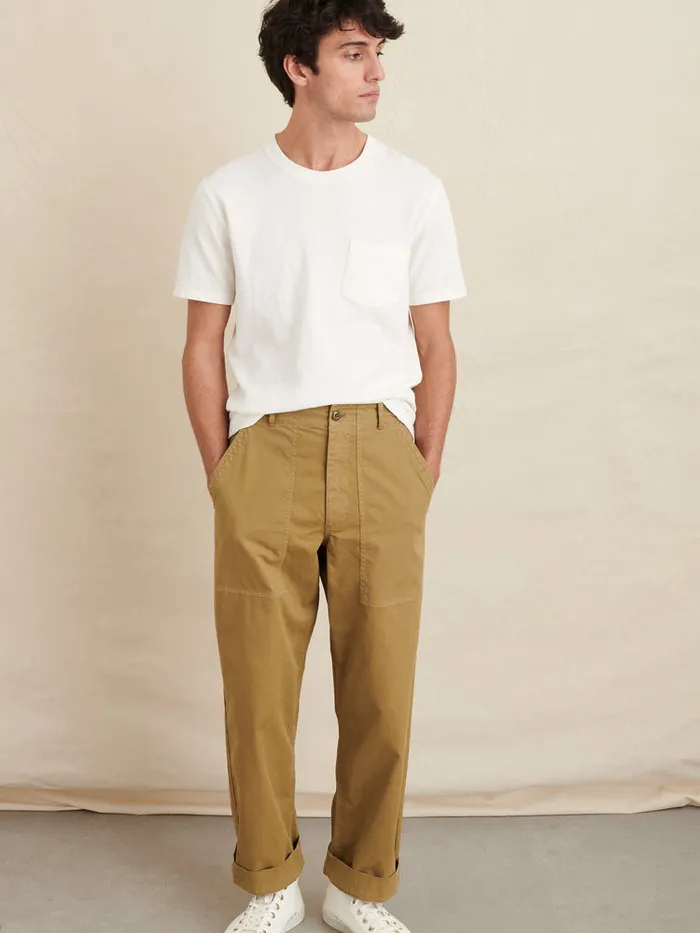 Men Alex Mill Pants Field Chino Khaki