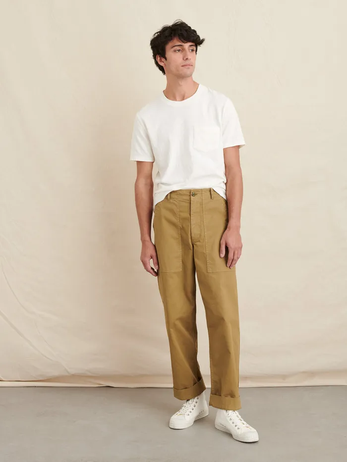 Men Alex Mill Pants Field Chino Khaki
