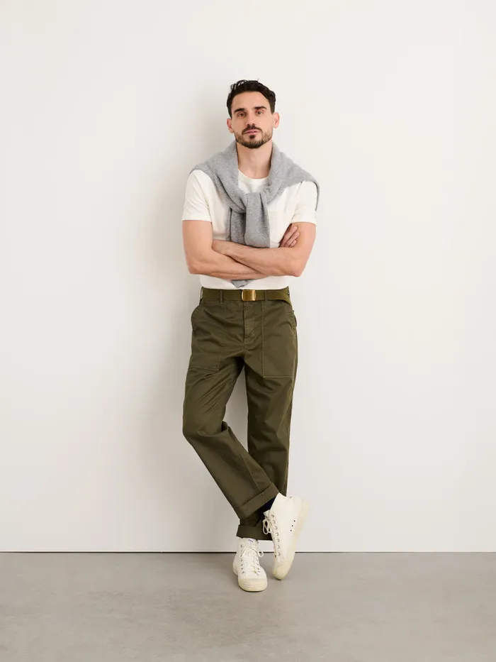 Men Alex Mill Pants Field Chino Military Olive