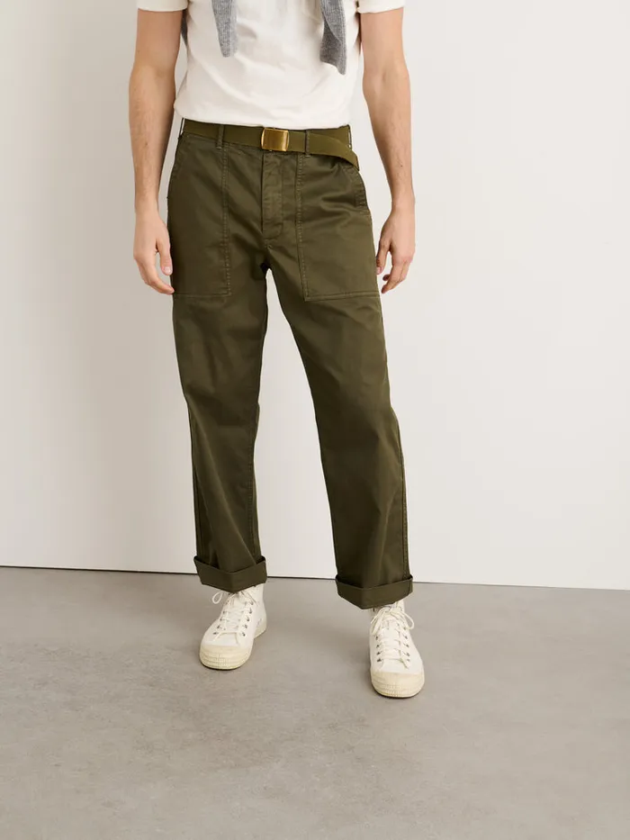 Men Alex Mill Pants Field Chino Military Olive
