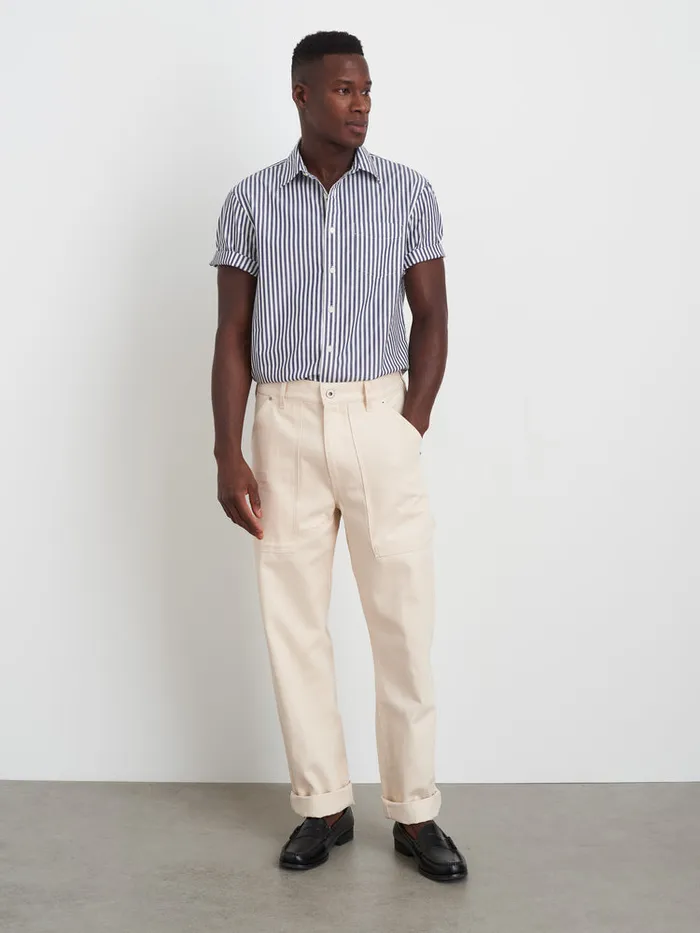 Men Alex Mill Pants Painter Pant In Recycled Denim Natural