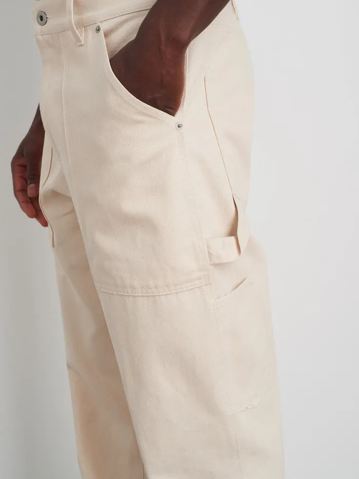 Men Alex Mill Pants Painter Pant In Recycled Denim Natural