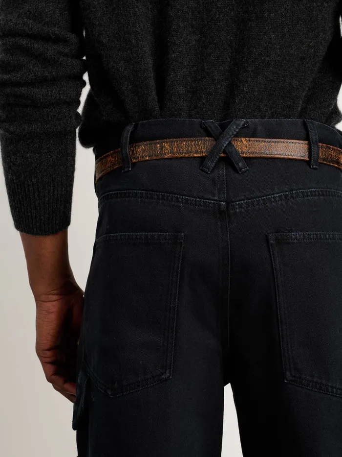 Men Alex Mill Pants Painter Pant In Recycled Denim Washed Black
