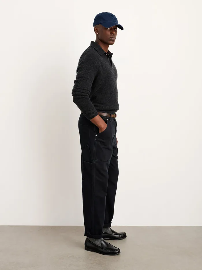 Men Alex Mill Pants Painter Pant In Recycled Denim Washed Black