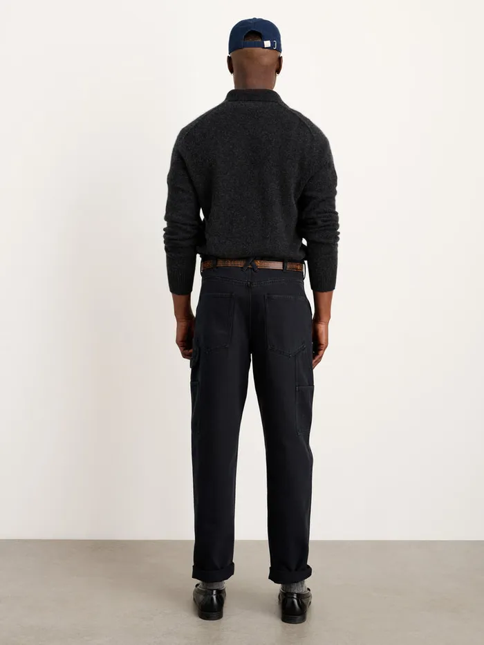Men Alex Mill Pants Painter Pant In Recycled Denim Washed Black