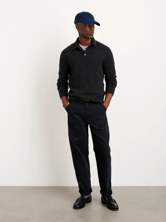 Men Alex Mill Pants Painter Pant In Recycled Denim Washed Black