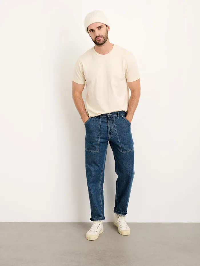 Men Alex Mill Pants Painter Pant In Vintage Wash Denim Medium Vintage Wash
