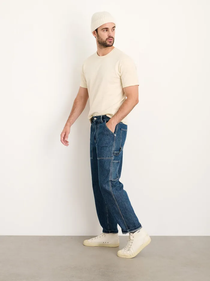 Men Alex Mill Pants Painter Pant In Vintage Wash Denim Medium Vintage Wash