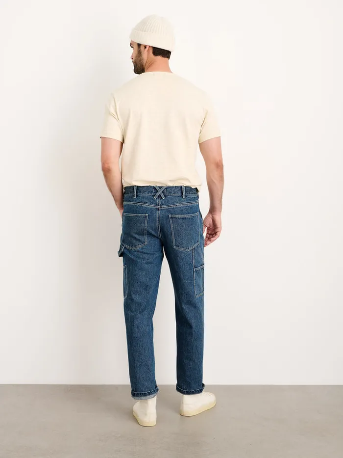 Men Alex Mill Pants Painter Pant In Vintage Wash Denim Medium Vintage Wash