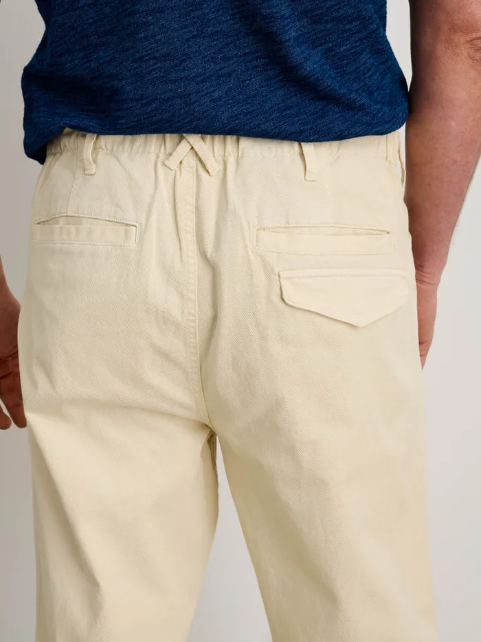Men Alex Mill Pants PullOn Button Fly Pant Oat Milk