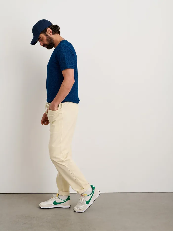 Men Alex Mill Pants PullOn Button Fly Pant Oat Milk
