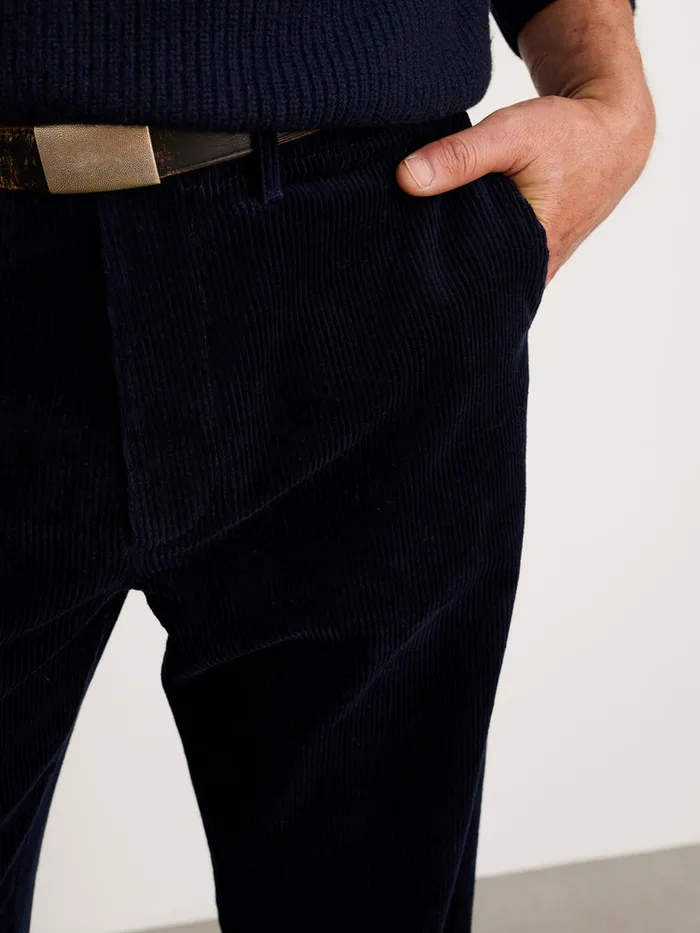 Men Alex Mill Pants Straight Leg Pant In Corduroy Dark Navy