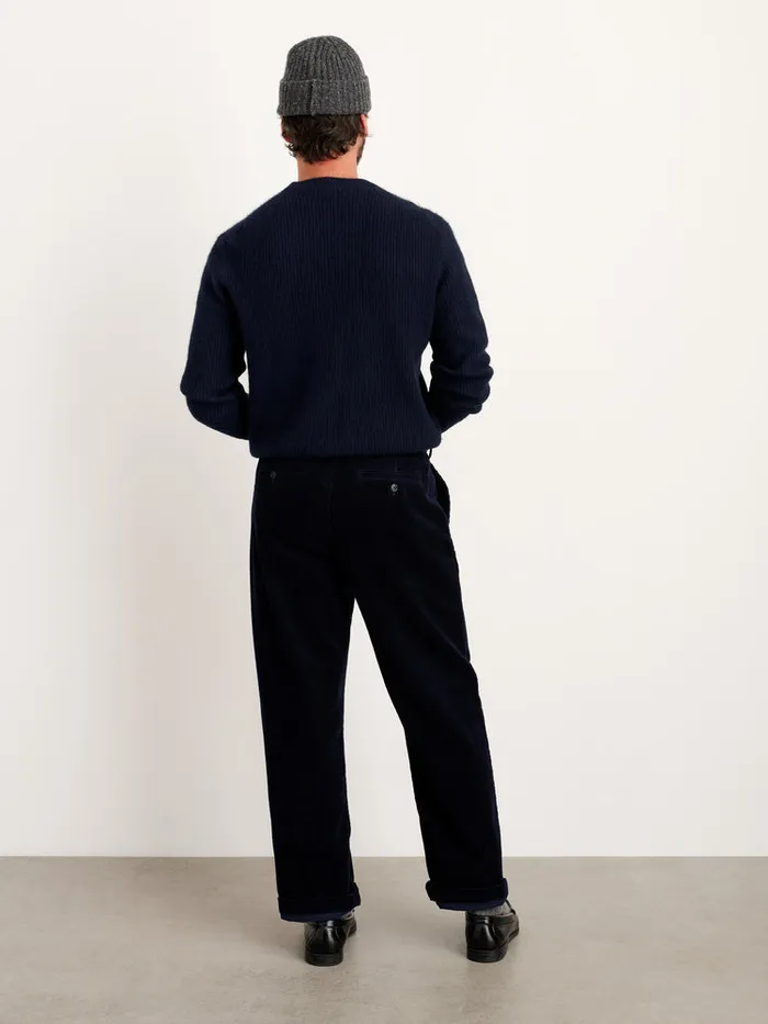 Men Alex Mill Pants Straight Leg Pant In Corduroy Dark Navy