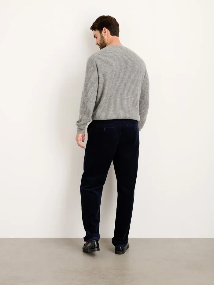 Men Alex Mill Pants Straight Leg Pant In Corduroy Long Inseam Dark Navy