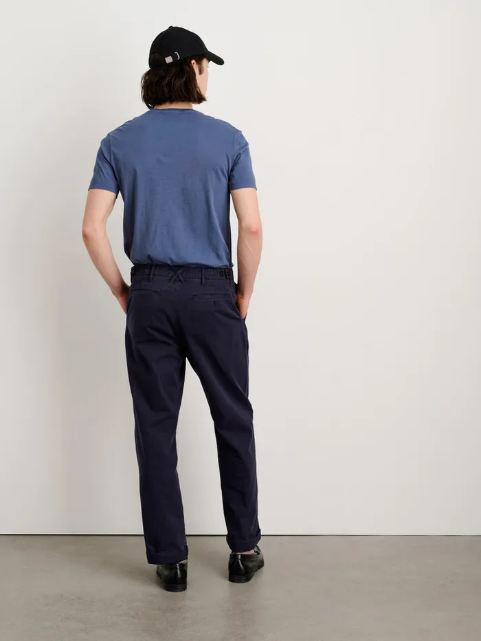 Men Alex Mill Pants Straight Leg Pant In Vintage Washed Chino Long Inseam Dark Navy