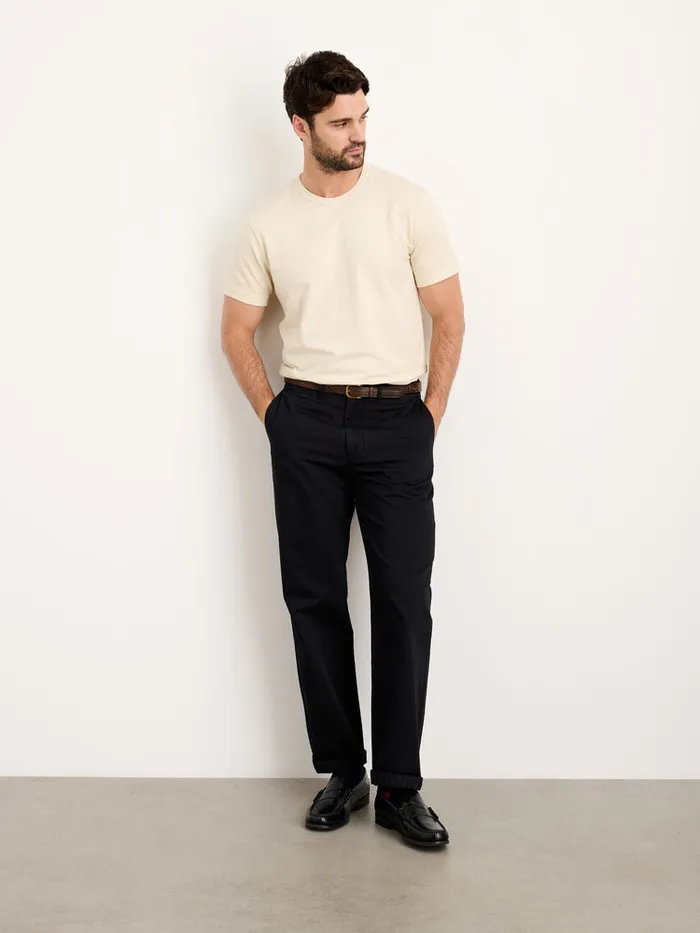 Men Alex Mill Pants Straight Leg Pant In Vintage Washed Chino Long Inseam Washed Black