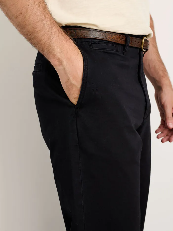 Men Alex Mill Pants Straight Leg Pant In Vintage Washed Chino Long Inseam Washed Black