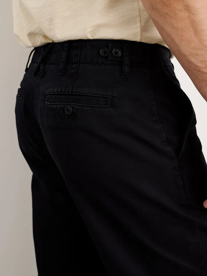 Men Alex Mill Pants Straight Leg Pant In Vintage Washed Chino Long Inseam Washed Black