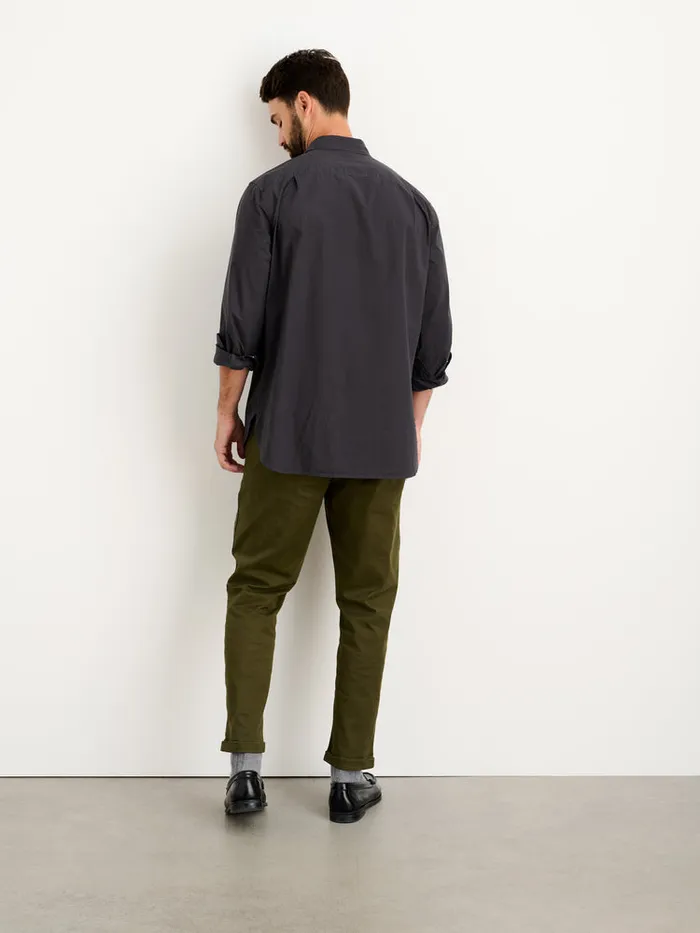 Men Alex Mill Shirts Easy Shirt In Paper Poplin Washed Black