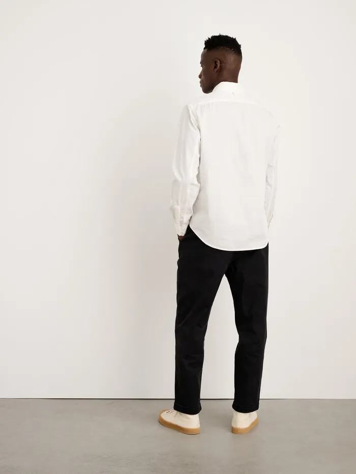 Men Alex Mill Shirts Mill Shirt In Paper Poplin White