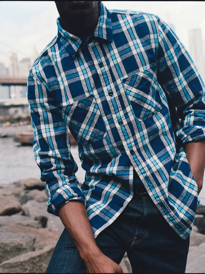 Men Alex Mill Shirts Omnigod X Alex Mill Chore Shirt