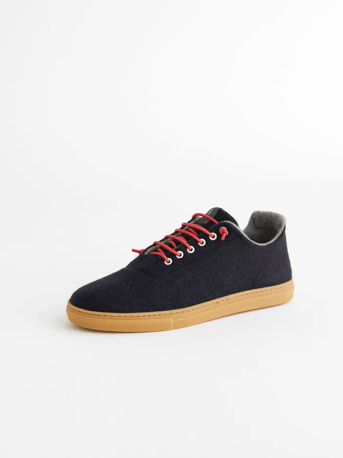 Men Alex Mill Shoes Baabuk For Alex Mill Wool Sneakers Navy