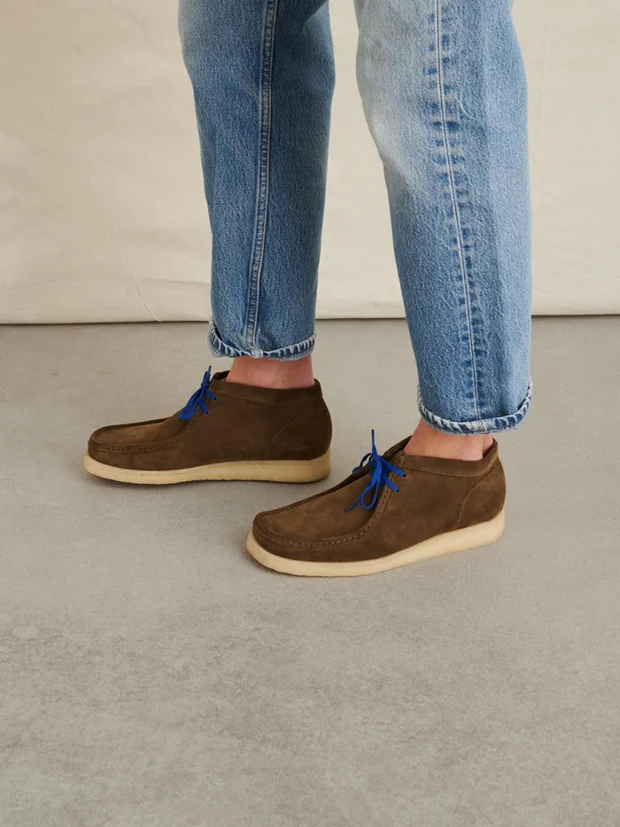 Men Alex Mill Shoes Padmore and Barnes Suede Boot Antilope