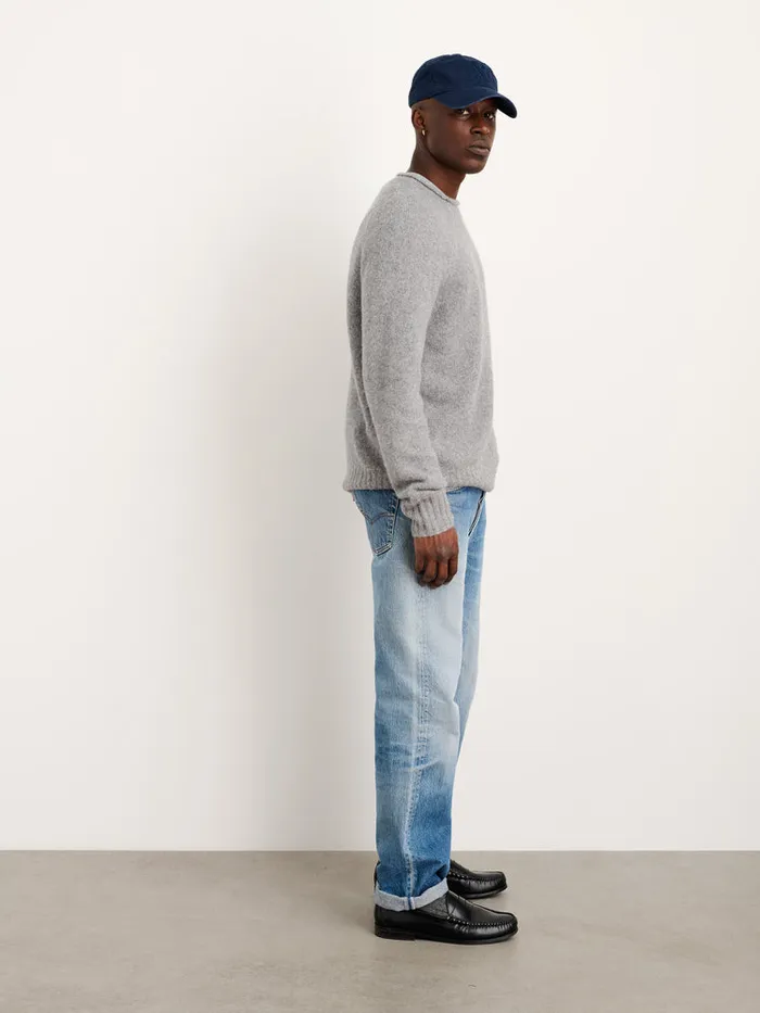 Men Alex Mill Sweaters Sweatshirts Alex Rollneck Sweater In Alpaca Heather Grey