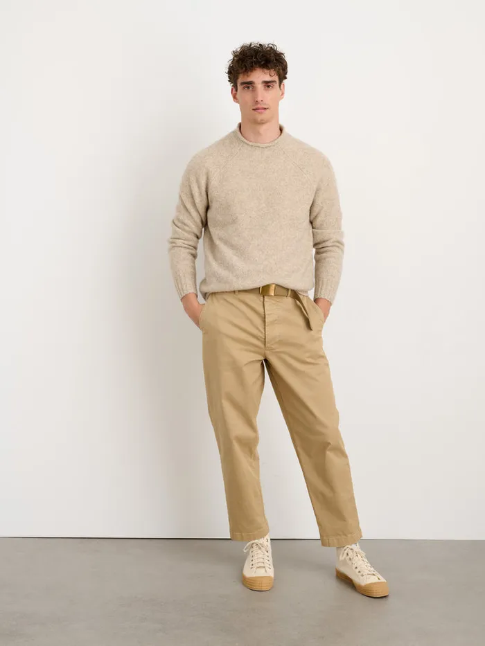 Men Alex Mill Sweaters Sweatshirts Alex Rollneck Sweater In Alpaca Oatmeal