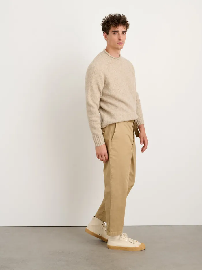 Men Alex Mill Sweaters Sweatshirts Alex Rollneck Sweater In Alpaca Oatmeal