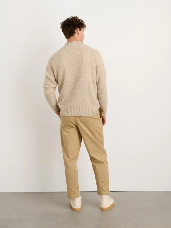 Men Alex Mill Sweaters Sweatshirts Alex Rollneck Sweater In Alpaca Oatmeal