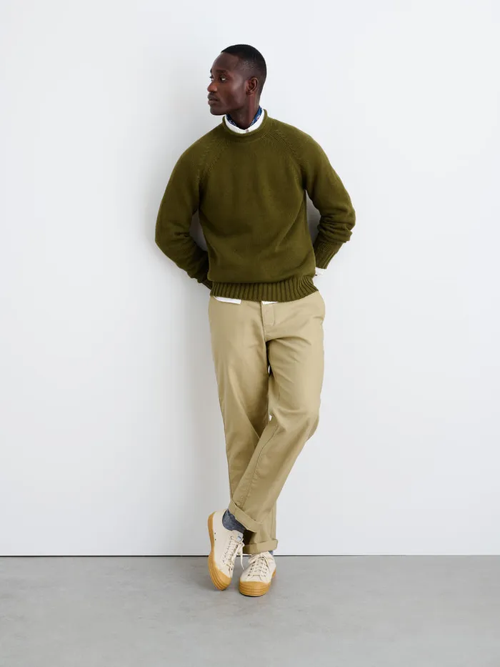 Men Alex Mill Sweaters Sweatshirts Alex Sweater Deep Olive