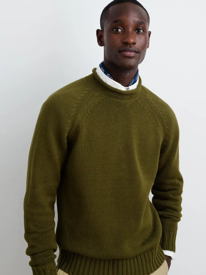 Men Alex Mill Sweaters Sweatshirts Alex Sweater Deep Olive