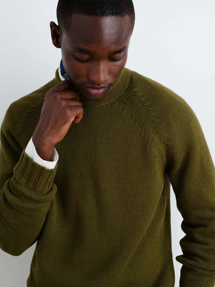 Men Alex Mill Sweaters Sweatshirts Alex Sweater Deep Olive