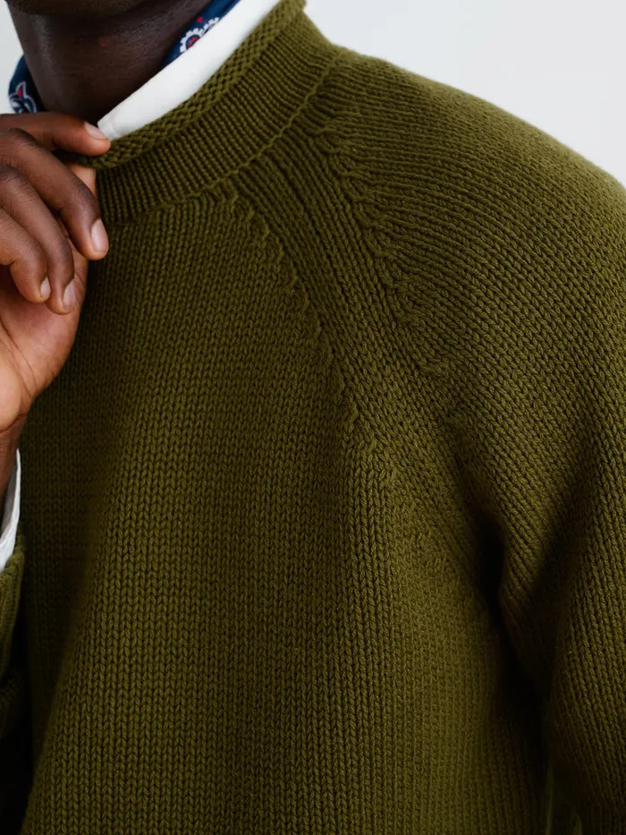 Men Alex Mill Sweaters Sweatshirts Alex Sweater Deep Olive