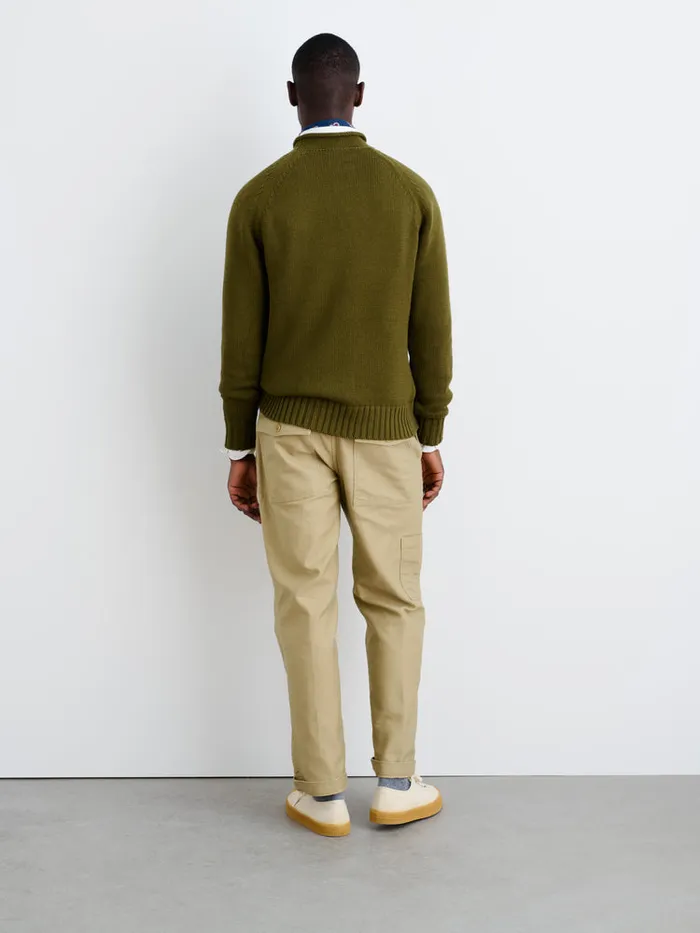 Men Alex Mill Sweaters Sweatshirts Alex Sweater Deep Olive
