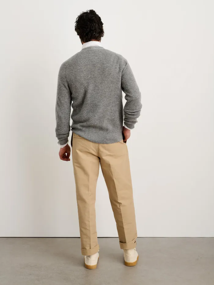 Men Alex Mill Sweaters Sweatshirts Cardigan In Lightweight Cashmere Heather Grey