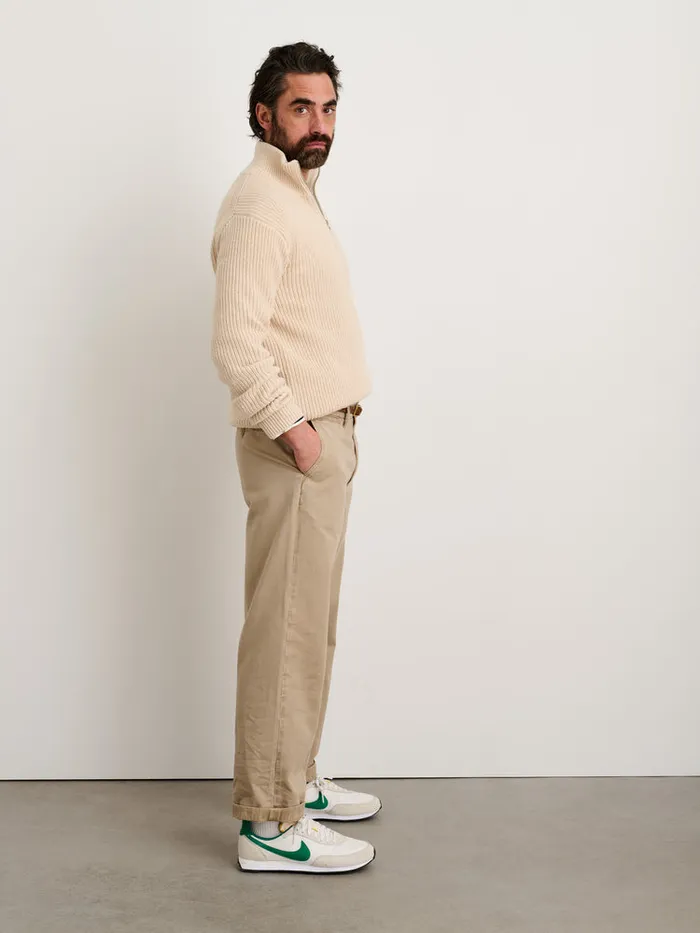 Men Alex Mill Sweaters Sweatshirts Half Zip Sweater In Chunky Cotton Men Alex Mill Sweaters Sweatshirts Half Zip Sweater In Chunky Cotton