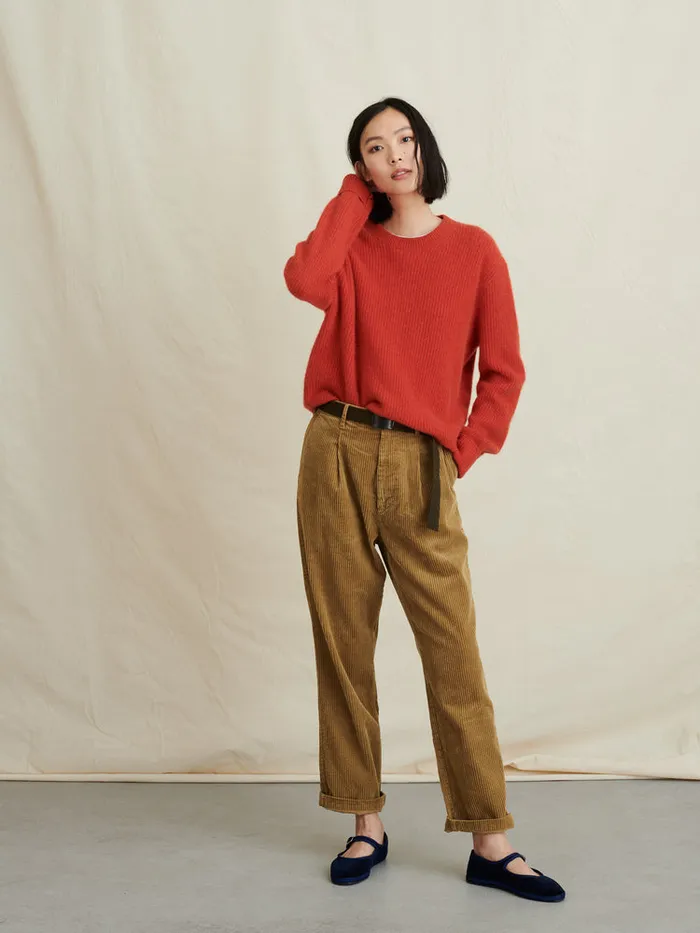 Men Alex Mill Sweaters Sweatshirts Jordan Sweater In Washed Cashmere Paprika