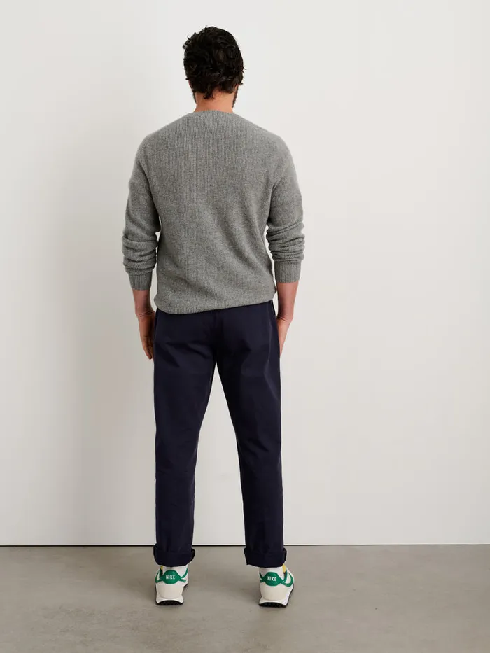 Men Alex Mill Sweaters Sweatshirts VNeck Sweater In Lightweight Cashmere Heather Grey