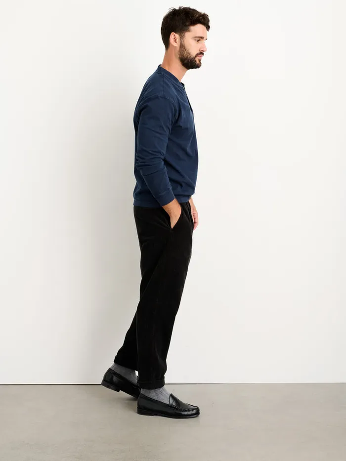 Men Alex Mill Tees Polos Allan Henley In Heavyweight Jersey Navy