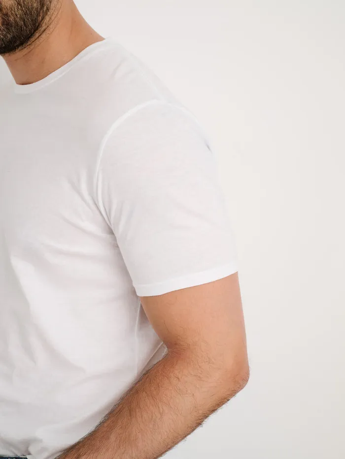 Men Alex Mill Tees Polos Lightweight Mercer Tee White