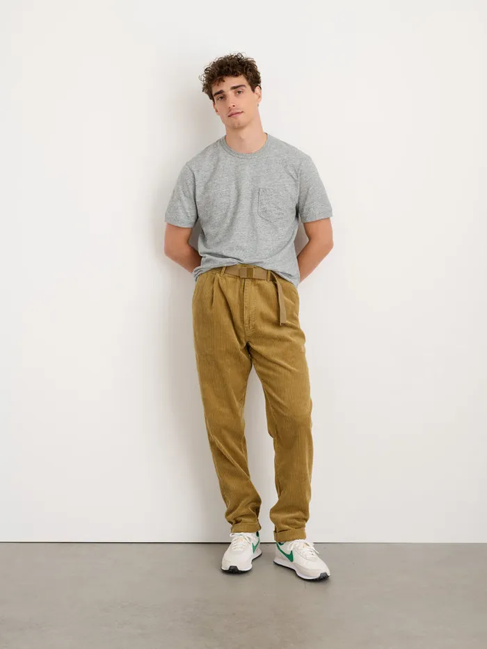 Men Alex Mill Tees Polos Standard Slub Cotton Pocket Tee Heather Grey
