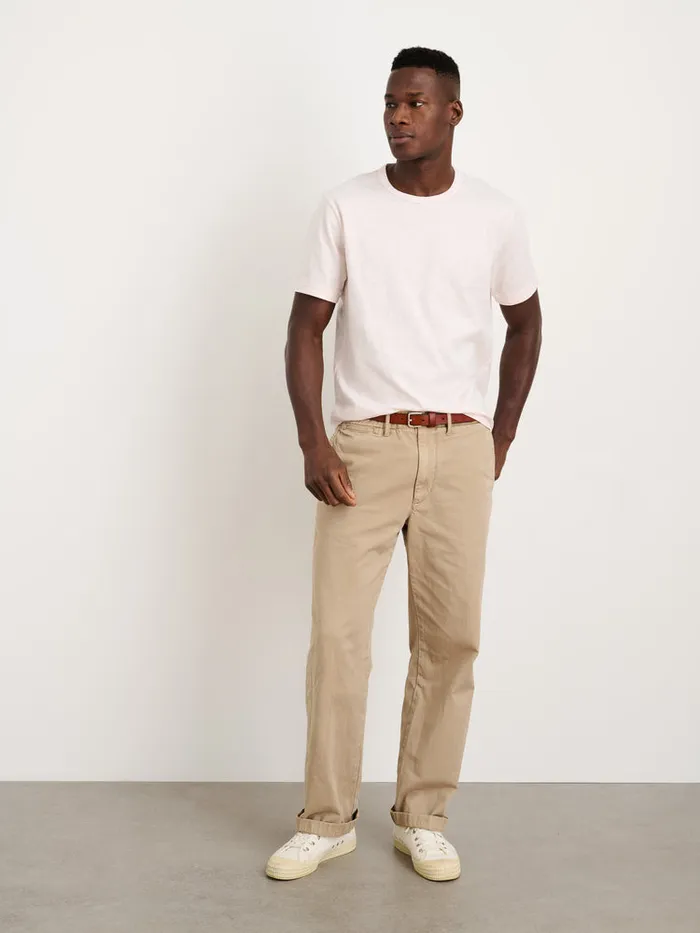 Men Alex Mill Tees Polos Standard T Shirt In Slub Cotton Rose Water