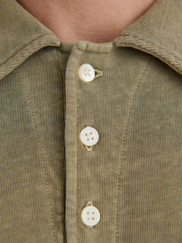 Men Alex Mill Tees Polos Vintage Wash Polo Bay Leaf