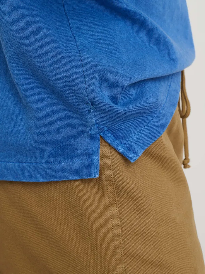 Men Alex Mill Tees Polos Vintage Wash Polo Washed Cobalt